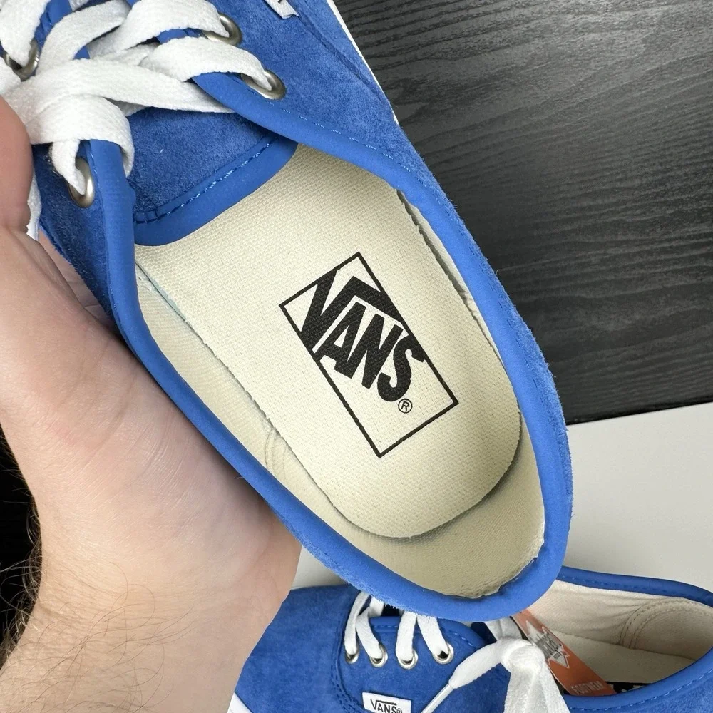 Vans Suede Blue 721356 Scotchgard 3M Size Men 5.5 / Woman 7 - NEW